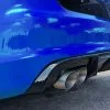 Audi A3 8V S-Line DIFUSOR PARACHOQUES TRASERO PARA ESCAPE CUÁDRUPLE 2013-2016 2