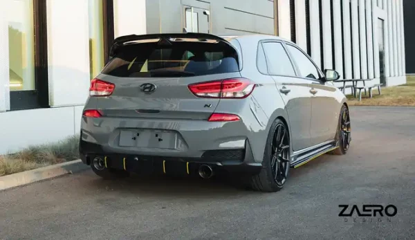 Alerón Trasero Hyundai i30 N Pre-Facelift (2018-2020, PD) EVO-1 Negro Brillante