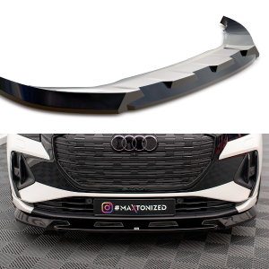 Lip delantero V.1 Audi Q4 e-tron Sportback S-line Mk1 - Maxton Design