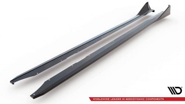 Splitters laterales de fibra de carbono para BMW M2 G87 - Imagen 7