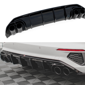 Difusor trasero + Extremos De Escape estilo Audi A3 S-Line Sportback 8Y - Maxton Design
