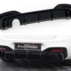 Difusor trasero V.3 BMW serie 1 M-Pack F20 Facelift (Versión con escape simple en un lado) - Maxton Design