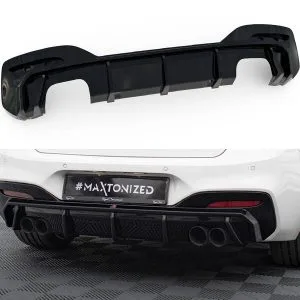 Difusor Trasero V.3 BMW Serie 1 M-Pack / M140i F20 Facelift (Versión con Doble Escape en Ambos Lados) - Maxton Design