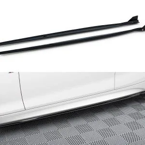 Faldones Laterales V.4 + Flaps BMW Serie 1 M-Pack / M140i F20 Facelift - Maxton Design