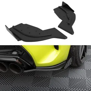 Splitters laterales traseros Street Pro V.2 + Flaps V.2 BMW 1 F40 M-Pack / M135i - Maxton Design
