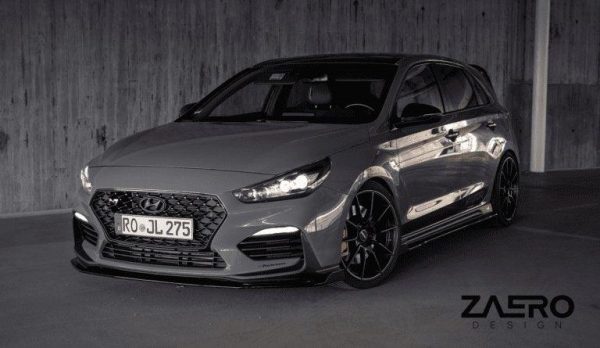 Bodykit Hyundai i30N (2018+, PD) EVO-1 Negro Brillante