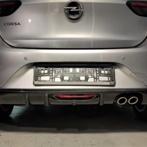 Difusor trasero Opel Corsa F con escape doble