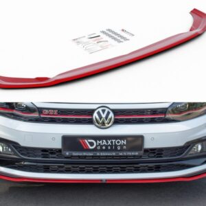 Lip delantero V.2 Volkswagen Polo GTI / R-line Mk6 - Maxton Design