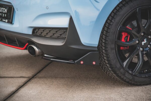 Splitters Laterales Traseros V.6 + Flaps Hyundai I30 N Mk3 Hatchback - Imagen 4