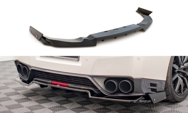 Difusor trasero + Flaps para Nissan GTR R35 Restyling