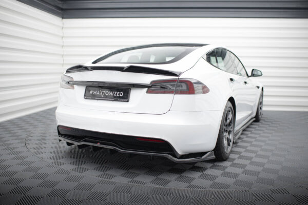 Difusor trasero (con barras verticales) V.1 para Tesla Model S Plaid Mk1 Restyling - Imagen 2