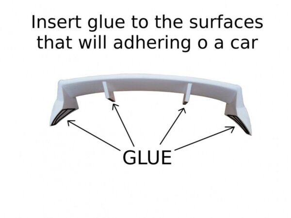 Extensión del alerón / spoiler (Look RS) Ford Fiesta Mk7 / Mk7 FL - Imagen 8