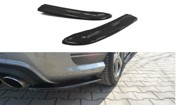 Splitters laterales TRASEROS Mercedes-Benz C Sedan / Familiar AMG-Line W204 / S204 - Imagen 6