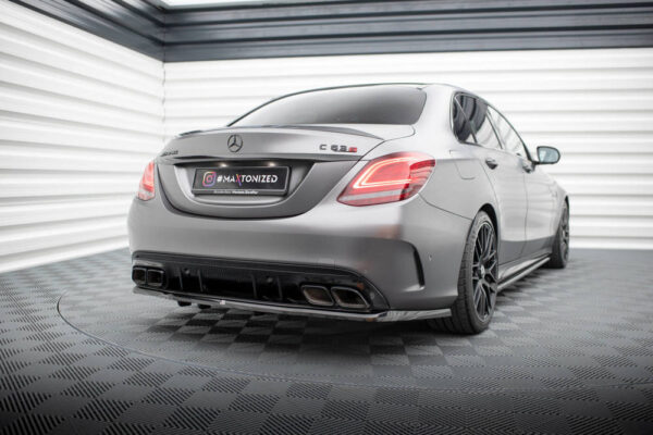 Difusor trasero (con barras verticales) Mercedes-AMG C63 Sedan / Estate W205 Restyling - Imagen 7