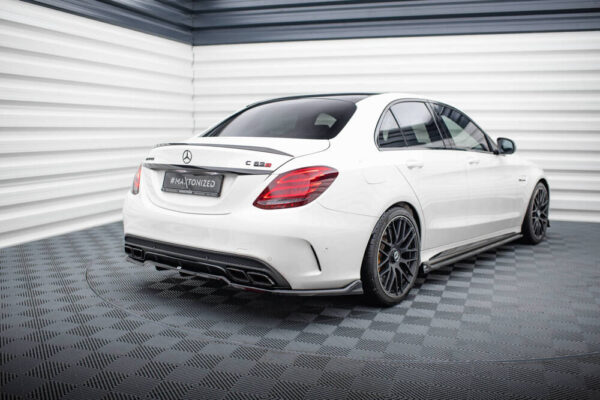 Difusor trasero (con barras verticales) Mercedes-AMG C63 Sedan / Estate W205 / S205 - Imagen 10