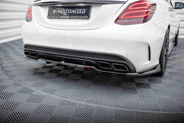 Difusor trasero (con barras verticales) Mercedes-AMG C63 Sedan / Estate W205 / S205 - Imagen 11