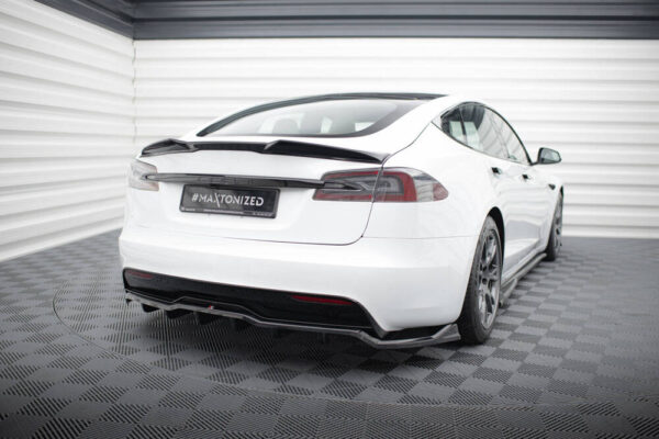 Difusor trasero (con barras verticales) V.1 para Tesla Model S Plaid Mk1 Restyling - Imagen 7