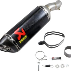 Akrapovic Silenciosos Slip-on para Kawasaki ZX 6 R 2009-2025.