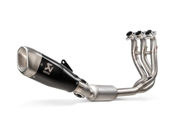 Akrapovic BLACK EDITION escapes completos Racing para Triumph Trident 660