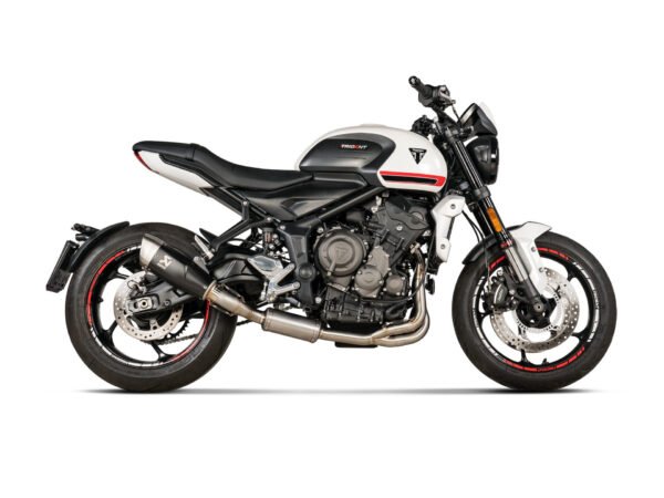 Akrapovic BLACK EDITION escapes completos Racing para Triumph Trident 660 - Imagen 2