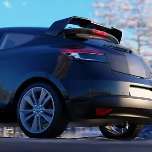 Alerón / Spoiler para Renault Megane 3 Coupé - style RS para modelo estándar