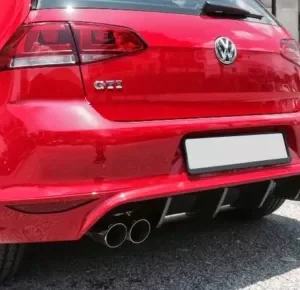 Alerón trasero Faldón Cenefas de parachoques para VW Golf MK7 VII