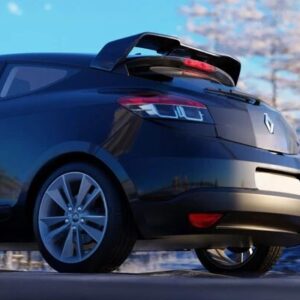 Alerón trasero Modelo estándar style RS para Renault Mégane 3 Coupé (2008-2016)