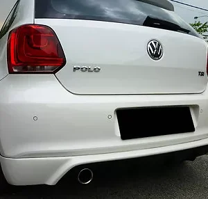 Añadido de parachoques trasero VW Polo 5 (6R) Jupe trasero (2009-2014)