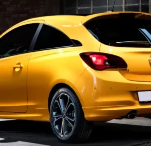 Deflector de parachoques trasero Opel Corsa E Jupe trasero (2014-2019)