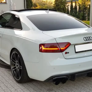 Difusor trasero  Accesorio S-Line para Audi A5 8T Complemento de parachoques (2012-2016)