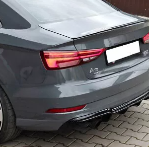 Difusor trasero para Audi A3 8V S-Line Sedan Cabrio (2016-2020)