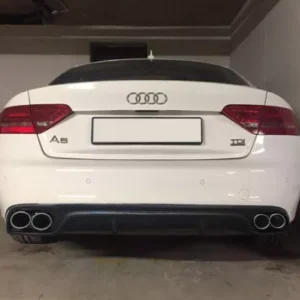 Difusor trasero  para Audi A5 Coupé Cabrio S-Line (2007-2011) RS look