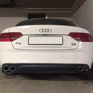 Difusor trasero RS Style para Audi A5 Coupe S-Line (2007-2011)