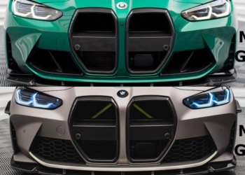 Lip delantero de fibra de carbono para BMW M4 y M3 – Maxton Design