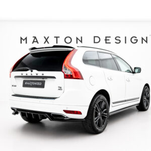 Difusor trasero (con barras verticales) para Volvo XC60 Mk1 Facelift - Maxton Design