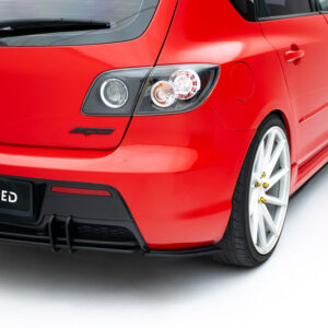 Juego tuning de Splitters Laterales Traseros Mazda 3 MPS Mk1 Versión EU - Maxton Design