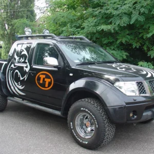 Extensiones de arco Bender Llamaradas compatibles con Nissan Navara D40 (2005-2010)