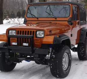 Kit de pasos de rueda guardabarros de 15 cm para Jeep Wrangler YJ (1987-1996)