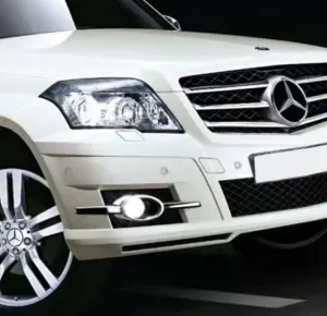 Parachoques delantero Añadido para Mercedes Clase GLK X204 (2008-2015)