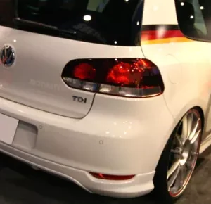 Parachoques trasero VW Golf MK6 VI Labio con cenefa