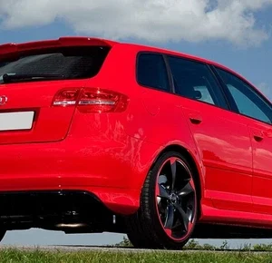 Paragolpes trasero + faldones laterales + alerón para Audi A3 8P Sportback S3 style (2003-2012)