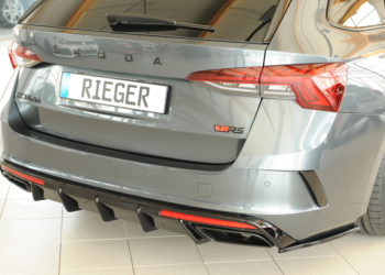 Difusor trasero para Skoda Octavia RS (NX) familiar/sedán – Sin enganche de remolque