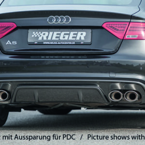 Difusor Trasero Audi S-Line Compatible con Audi A5 (B8/B81) Sportback