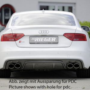 Difusor Trasero Audi S-Line para Audi A5 (B8/B81) - Compatible con Cabrio y Coupé