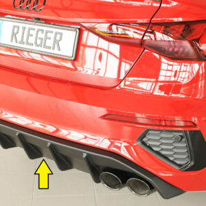 Difusor Trasero para Audi A3 (GY) Sportback y S3 - Estilo S3