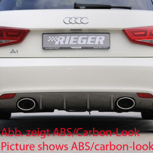 Difusor Trasero Rieger para Audi A1 (8X) 3 y 5 Puertas
