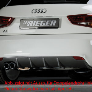 Difusor Trasero Rieger para Audi A1 (8X) 3 y 5 puertas
