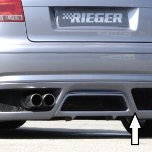 Difusor Trasero Rieger para Audi A3 (8P) 3 Puertas