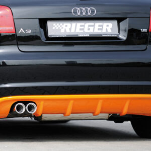 Difusor Trasero Rieger para Audi A3 (8P) 5 Puertas y Sportback