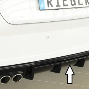 Difusor Trasero Rieger para Audi A3 (8V) - Diseño S-Line